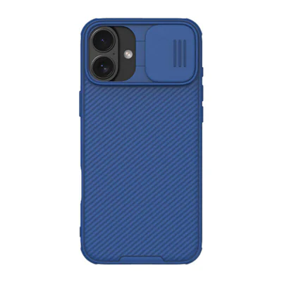 Nillkin CamShield Pro husă pentru iPhone 16 Plus (albastru)