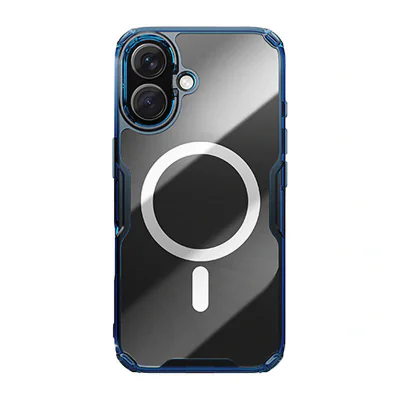Nillkin Nature TPU Pro Magnetic iPhone 16 Plus caz (albastru)