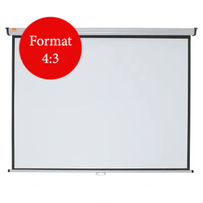 Nobo Projection Screen Wall Mounted 1750x1325mm, 175 cm, 132.5 cm, 4:3