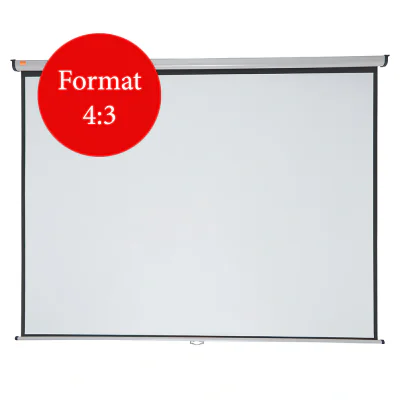 Nobo Projection Screen Wall Mounted 2400x1813mm, 2.4 m, 181.3 cm, 4:3