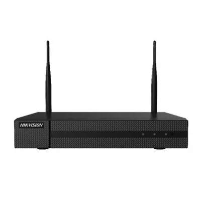 NVR 8 canale IP WIFI Hikvision HWN-2108MH-W(C), seria Hiwatch, 4MP; rezolutie: 4M(doar pe primul canal)/3 M/1080p/1.3 M/720p, Incoming/outgoing bandwidth: 50/40 Mbps, decoding: 2-ch@1080p / 1-ch@4 MP, compresie: H.264, H.265, H.264+, H.265+, smart fu