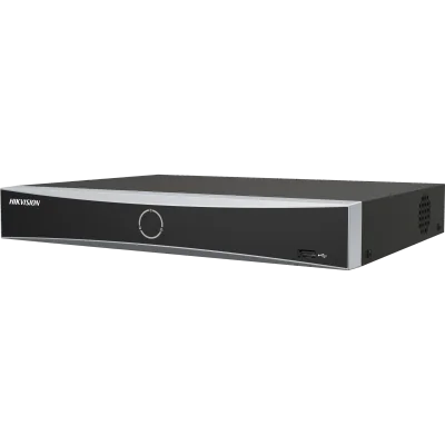 NVR Hikvision 16 canale 1U K Series AcuSense DS-7616NXI-K1(D); 1-ch@12 MP or 2-ch@8 MP or 4-ch@4 MP or 8-ch@1080p decoding capacity, H.265 +/H.265/H.264+/H.264, iesiri: HDMI/VGA, 1x SATA max 10TB pe HDD, alimentare: 12 VDC, 1.5 A, dimensiuni: 320 mm 