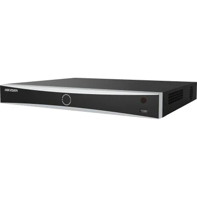 NVR Hikvision 8 canale DS-7608NXI-I2/8P/VPRO, pana la  32 canale 1080p decoding capability, pana la 8 canale functie AcuSeek si AcuSearch, pana la 8-ch IP camera inputs, Face picture comparison, human face capture, face picture search, ANPR, iesiri: 