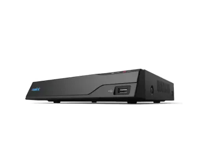 NVR Reolink NVS4 Canale IP: 4 POE; Rezolutie: 16MP; Iesiri video: 1HDMI, 1VGA; Iesiri audio: camera cu microfon; Compresie video: H.265, H.264; Memorie: 1x SATA 6TB (nu contine HDD); PoE port: 25W per port; Standard Poe: IEEE 802.3 af/at; Putere de a