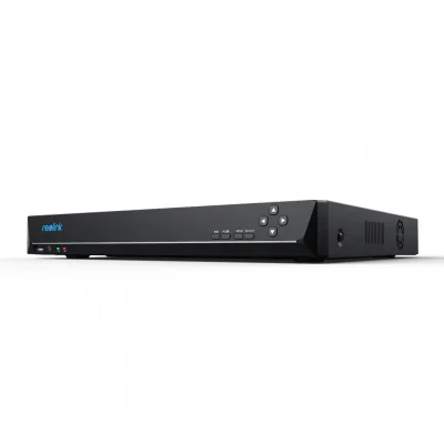 NVR Reolink RLN36; NVS36 Canale IP: 36 Rezolutie: 12MP Iesiri video: 1HDMI, 1VGA, ethernet ports(4x RJ-45 IP/ 1x RJ-45 LAN) Iesiri audio: camera cu microfon Compresie video: H.265, H.264 Metode de inregistrare: Person/Vehicle/Pet Detection, Motion-tr