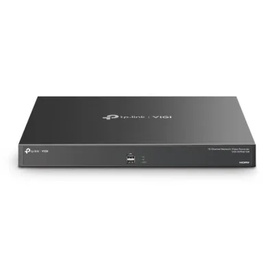 NVR TP-Link VIGI 16 canale 4016H ; 4K, 4xSATA Interface, max 16TB(neinclus), H.265+; ONVIF, detecție mișcare, linie, intruziune, persoane, vehicule etc.