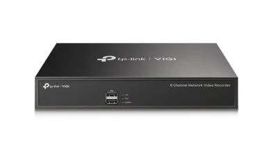 NVR TP-Link VIGI 8 canale 1008H; 8 MP,1 SATA Interface, max 10TB(neinclus), H.265+; ONVIF