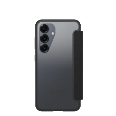 OB REACT FOLIO SAMSUNGGALAXY/S25 BLACK CRYSTAL-CLEAR/BLK-PROP