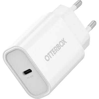 OB STANDARD EU WALL CHARGER 20W/- 1X USB-C 20W USB-PD WHITE