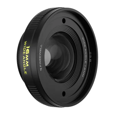 Obiectiv grandangular Freewell de 16 mm cu montură de 17 mm