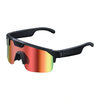 Ochelari de soare sportivi ZEBLAZE Q01 cu tehnologie AI - Portocaliu
