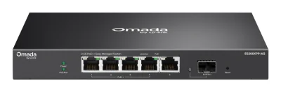 Switch TP-LINK ES206XPP-M2, 5x Ethernet, 1x SFP+, PoE, L2, gestionat