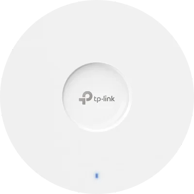 "Omada  AX6000 Ceiling Mount Dual-Band Wi-Fi 6 Access Point PORT: 1×2.5G RJ45 Port SPEED:1148Mbps at  2.4 GHz + 4804 Mbps at 5 GHz FEATURE: 802.3at POE+ and 12V DC (Power Adapter is not included), 4×Internal Antennas, MU-MIMO, 160MHz Supported, Seaml