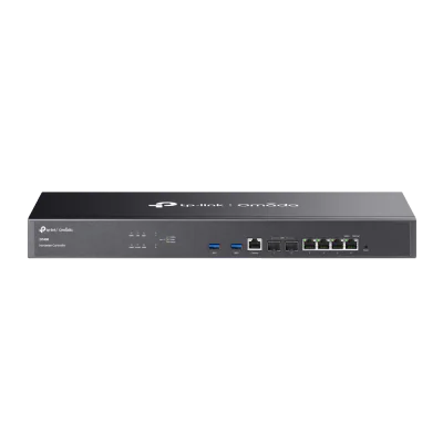 Omada Hardware Controller PORT: 2× 10G SFP+ Slots, 4× 10/100/1000 Mbps Ethernet Ports, 2× USB 3.0 Port, 1× RJ45 Console Port FEATURE: Cloud Access, Centralized Management for up to 1000 Omada EAPs, 200 Omada switches and 100 Omada gateways, Multi-sit