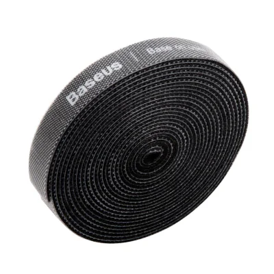 ORGANIZATOR cabluri tip Velcro Baseus Colourful Circle, 3m, negru "ACMGT-F01" - 6953156293496