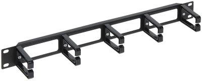Organizator de cabluri EPRADO OKR-5/P, negru, metal / plastic