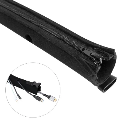 Organizator de cabluri LUMIVIDA CC15-1, 1 m, negru, neopren