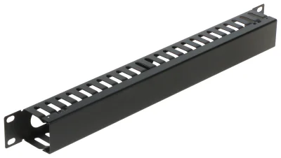 Organizator de cabluri OKR-24, negru, metal