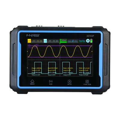 Osciloscop portabil 3 în 1 FNIRSI 2C53P 4.3" cu ecran tactil