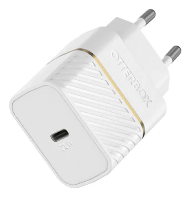 OTTERBOX EU WALL CHARGER 20W -/1X USB-C 20W USB-PD WHITE