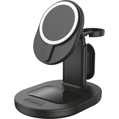 OTTERBOX MULTI-DEVICE WIRELESS/CHARGING STAND - BLACK
