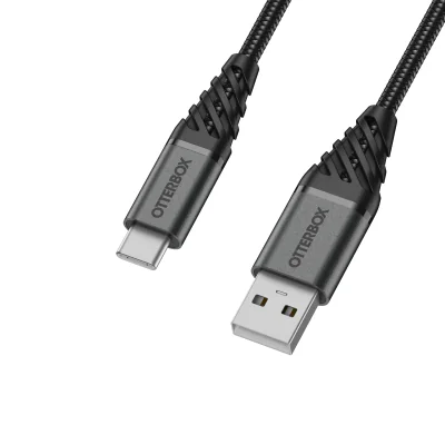 OTTERBOX PREMIUM CABLE USB AC/2M BLACK