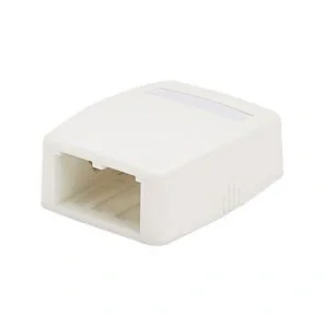 PANDUIT CBXQ2AW-A Mini-Com Surface Mount Boxes Quick Release 2 port Arctic White "CBXQ2AW-A"