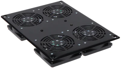 Panou cu ventilatoare pentru dulap rack SIGNAL A19-4W, 4 ventilatoare, montaj în plafonul dulapului
