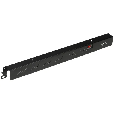 Panou de iluminat pentru rack EPRADO PSLF19-1U-B, 230 V AC, oțel