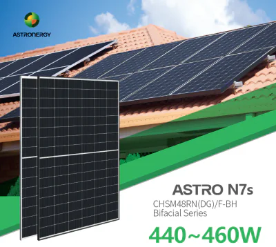 Panou Fotovoltaic Monocristalin ASTRONERGY ASTRO N7s CHSM48RN(DG)/F-BH Bifacial, N-type TOPCon 4.0, 455W, 22.3% Module Efficiency, Black Frame, 1762x1134x30mm, IP68, 96 celule [6X16]