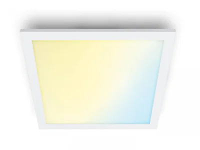 Panou LED WiZ Panel SQ, Wi-Fi, control vocal, 36W, 3400 lm, lumina alba(2700-6500K), IP20, 60cm, Alb