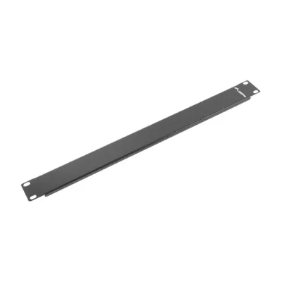 Panou obturator Lanberg 19", 1U, negru, metal