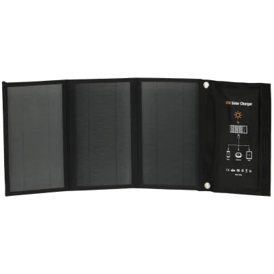 Panou solar portabil pliabil DELTA POWER SP-21W-BAT, 21 W, 2 x USB-A