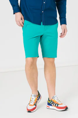 PANTALONI SCURT CASUAL BARBATI GREEN S