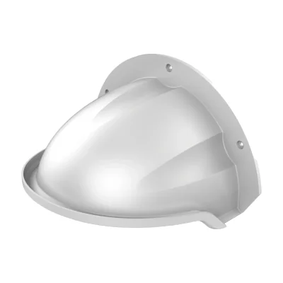 Parasolar HIKVISION DS-1250ZJ, pentru cameră dome de exterior, fibră compozită, White