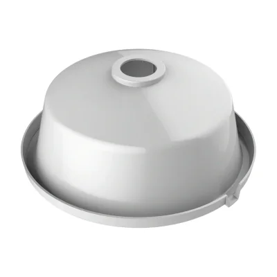 Parasolar HIKVISION DS-1253ZJ-L, pentru cameră dome de exterior, PP+30%GF, White