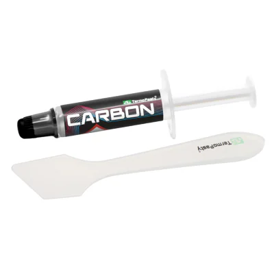 Pastă termoconductoare AG TERMOPASTY AG-CARBON/1G, CARBON, seringă 1 g, > 15,2 W/(m·K)