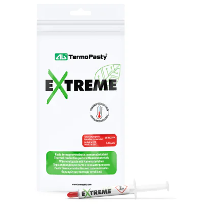 Pastă termoconductoare AG TERMOPASTY AG-EXTREME/3G, seringă 3 g, > 6 W/(m·K)