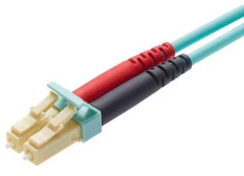 PATCH CABLE FO LC-DUPLEX LSZH/OM3 3M BEIGE/TURQ R323065 R&M