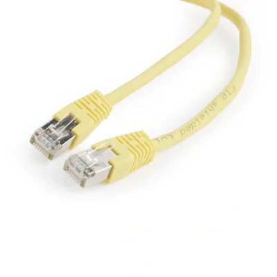 GEMBIRD FTP Cat5e Patch cord yellow 0.5m