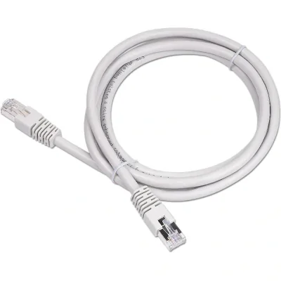 PATCH CORD FTP SPACER Cat6, cupru-aluminiu, 1 m, alb, AWG26, "SPPC-FTP-CAT6-1M"