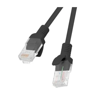 Patch cord Lanberg Cat.6 UTP, 20 metri, negru, Fluke Passed
