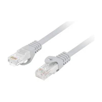 Patch cord Lanberg Cat.6 UTP LSZH, cupru, 2 metri, gri, Fluke Passed