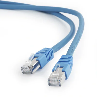 GEMBIRD PP6A-LSZHCU-B-0.5M patchcord RJ45 cat. 6A SFTP LSZH 0.5m blue