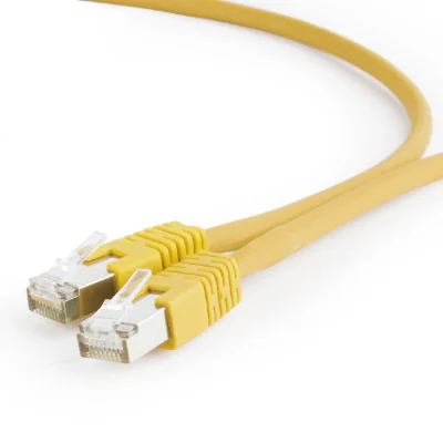 GEMBIRD PP6A-LSZHCU-Y-0.5M patchcord RJ45 cat. 6A SFTP LSZH 0.5m yellow