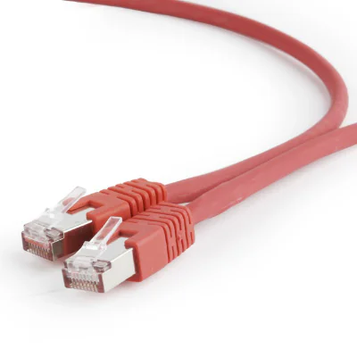 GEMBIRD PP6A-LSZHCU-R-2M patchcord RJ45 cat. 6A SFTP LSZH 2m red