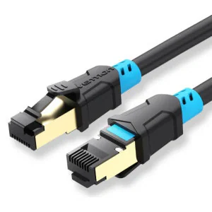 Patch cord SFTP Vention, Cat. 6, RJ-45 (T) la RJ-45 (T), 25m, dublu-ecranat, cupru, negru, "VAP-A06-B2500" - 6922794729438
