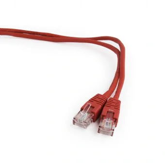 GEMBIRD PP12-0.25M/R Gembird patchcord RJ45 cat.5e UTP 0.25m red