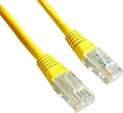 GEMBIRD PP12-1M/Y patchcord RJ45 cat.5e UTP 1m yellow