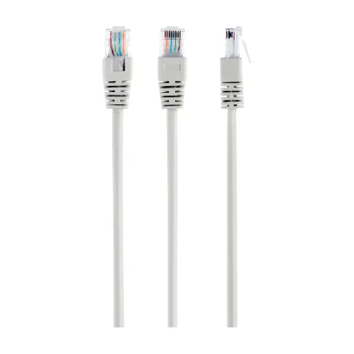 PATCH CORD UTP GEMBIRD Cat5e, cupru-aluminiu, 10 m, gri, AWG26, "PP12-10M"